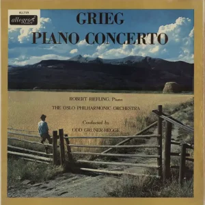 Robert Riefling Grieg Piano Concerto UK Vinyl LP Limited Offer