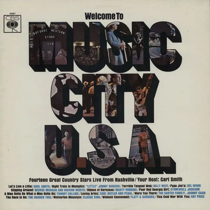 Various-Country Welcome To Music City U.S.A. - 1st Mono UK Vinyl LP Top Rated