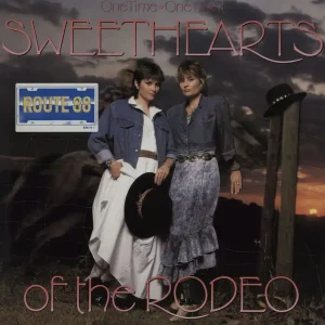 While Supplies Last Sweethearts Of The Rodeo One Time, One Night - Promo Stamped UK Vinyl LP