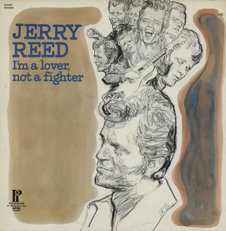 Sale Jerry Reed I'm A Lover, Not A Fighter Canadian Vinyl LP
