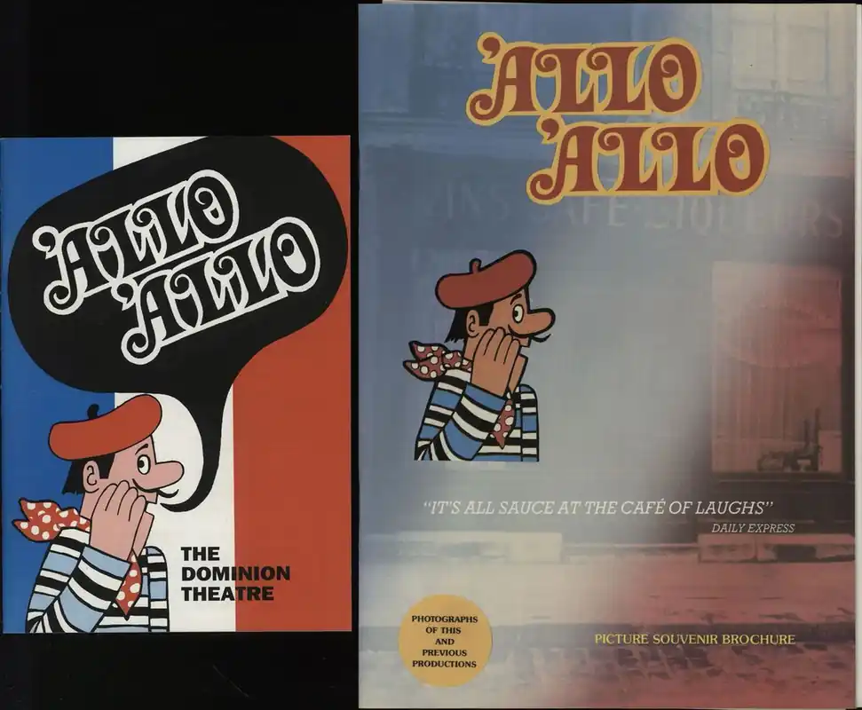 Special Discount 'Allo 'Allo 'Allo 'Allo - Autographed UK Tour programme