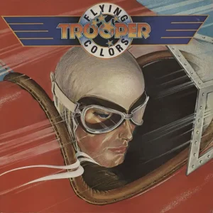 Limited Edition Trooper Flying Colors + promo sticker UK Promo Vinyl LP