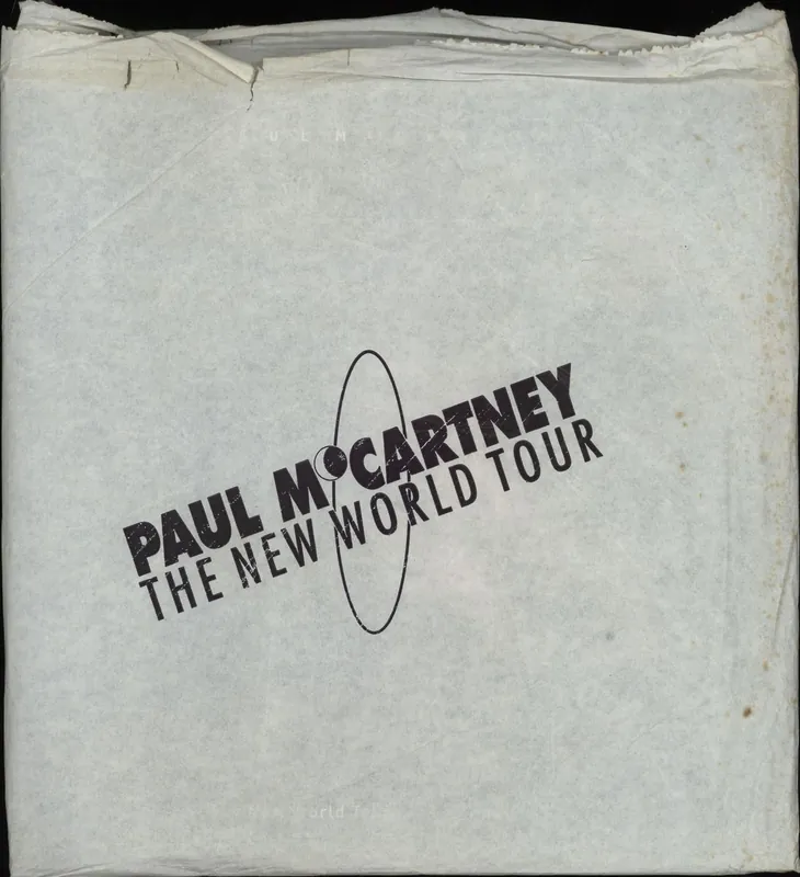 Paul McCartney and Wings The New World Tour + Bag & Ticket UK Tour programme Last Chance