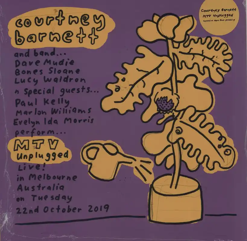 Courtney Barnett MTV Unplugged (Live In Melbourne) - Blue - Sealed Canadian Vinyl LP Grab Now