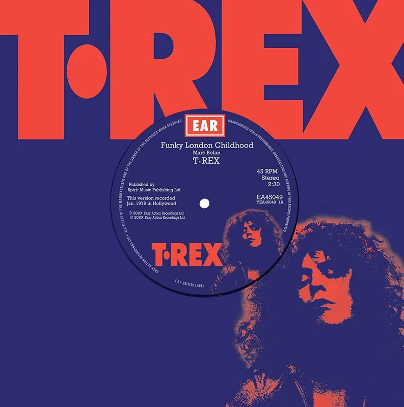 T-Rex / Tyrannosaurus Rex Funky London Childhood / London Boys Easy Action UK 7" vinyl New Arrival