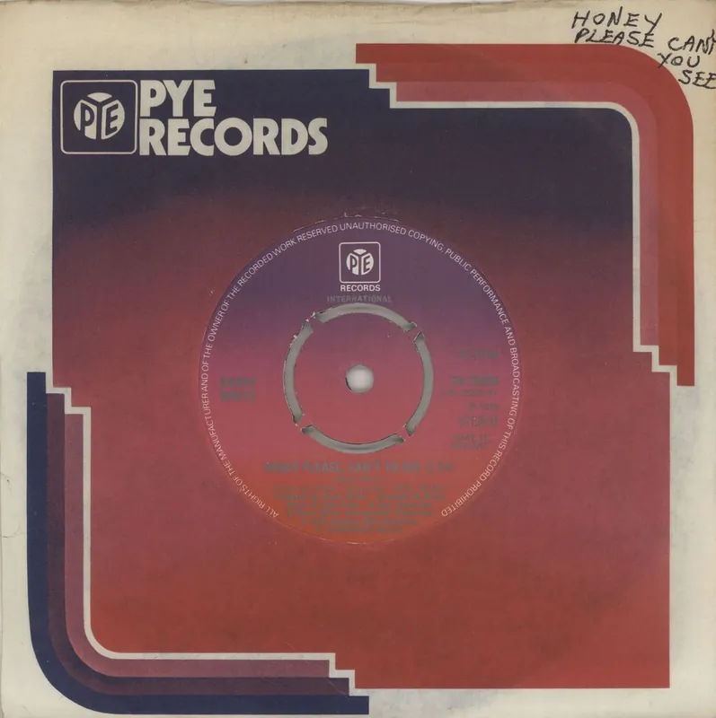 Barry White Honey Please, Can't Ya See - 4pr UK 7" vinyl Express Delivery