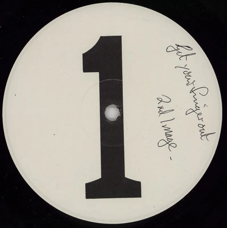 Second Image (Get Your Finger Out) Pinpoint The Feeling - WL UK Promo 12" vinyl Reduced Price