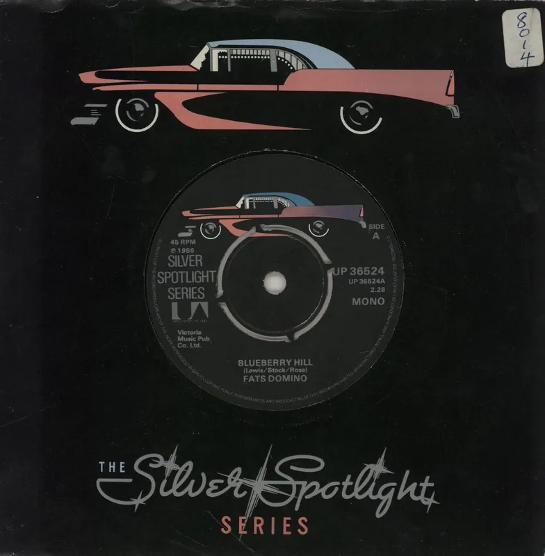 Get Yours Fats Domino Blueberry Hill - Spotlight Sleeve UK 7" vinyl