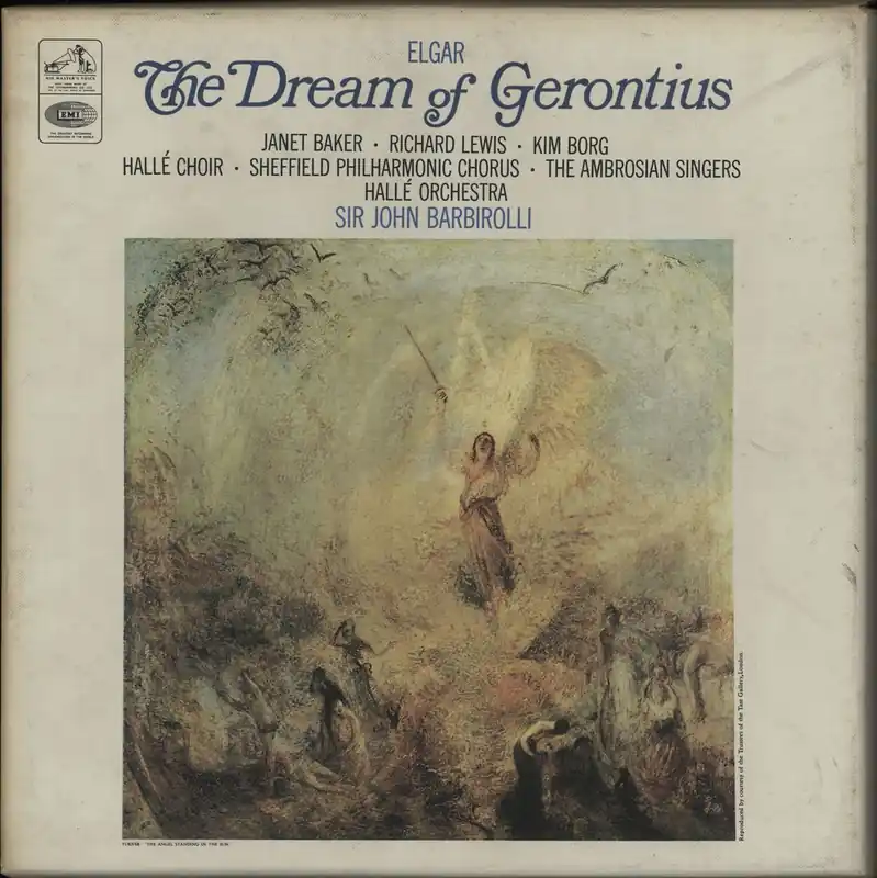 Bulk Order Edward Elgar The Dream of Gerontius - black & white stamp label UK Vinyl box set