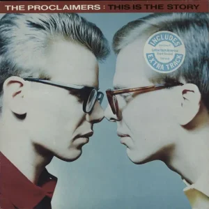 The Proclaimers This Is The Story - Extra Track Sticker UK Vinyl LP Big Sale