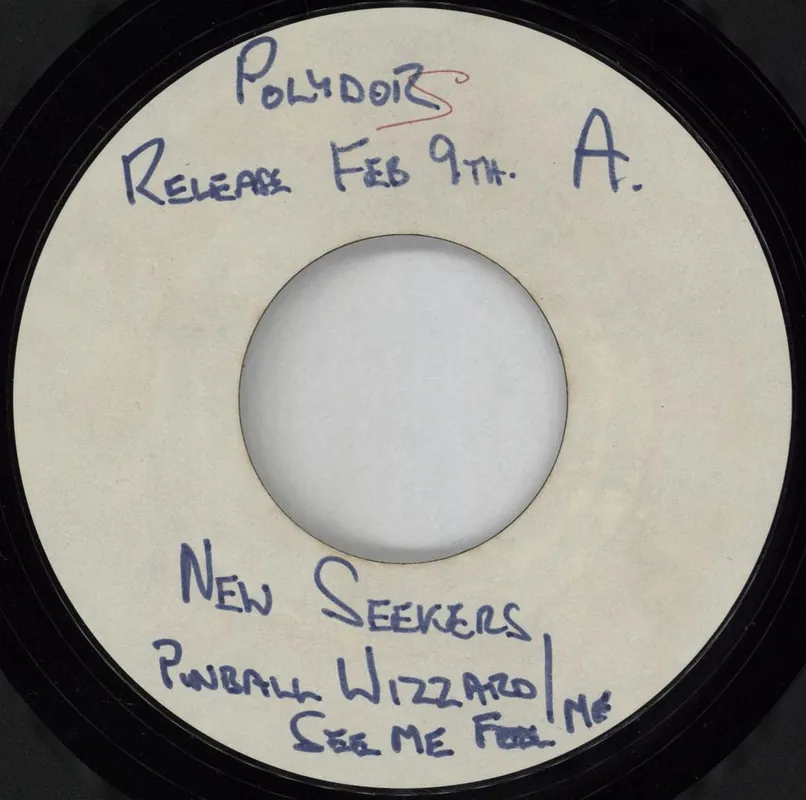 The New Seekers Pinball Wizard / See Me Feel Me - White Label US Promo 7" vinyl Hot Deal