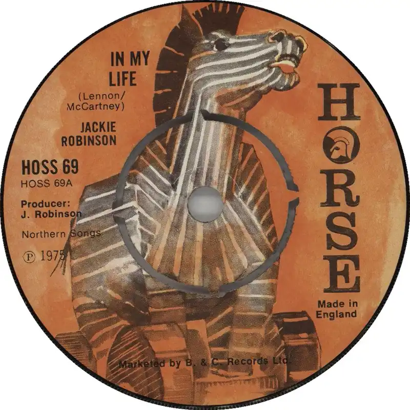Jackie Robinson In My Life UK 7" vinyl Last Chance