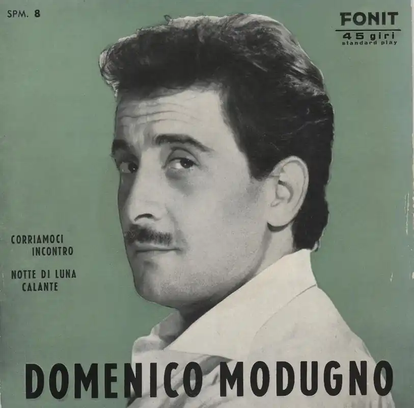 Deal Domenico Modugno Corriamoci Incontro + Picture Sleeve Italian 7" vinyl