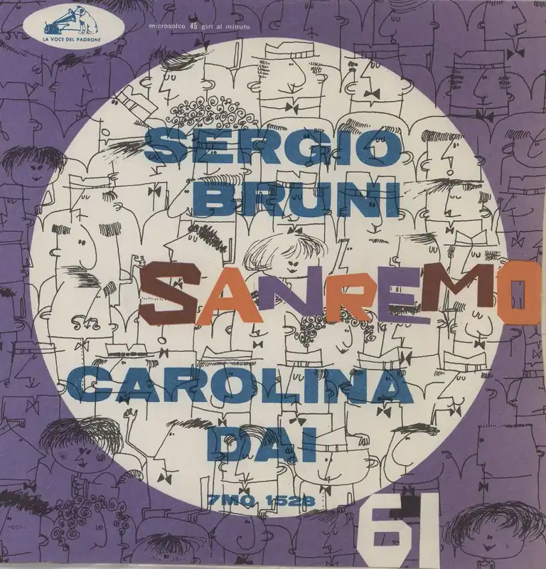 Sergio Bruni Carolina, Dai! + Picture Sleeve Italian 7" vinyl Trending