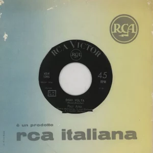 Paul Anka Ogni Volta Italian 7" vinyl While Supplies Last