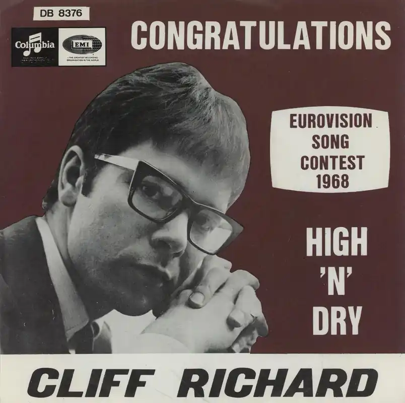 Today Only Cliff Richard Congratulations + Sleeve Belgian 7" vinyl
