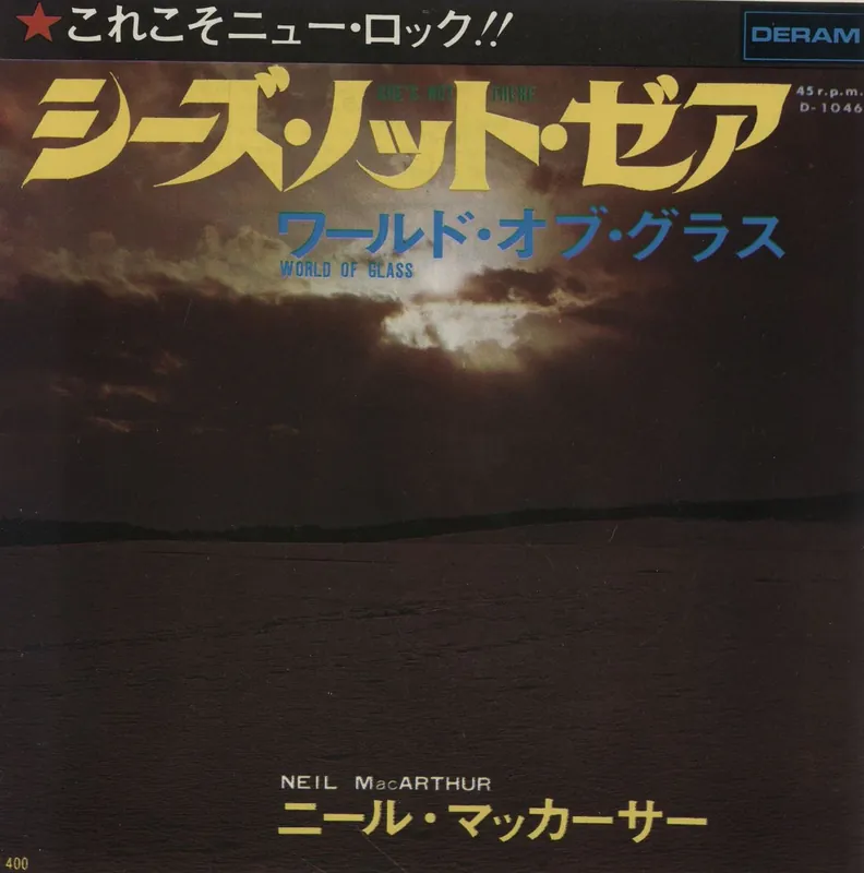 Neil MacArthur She's Not There Japanese 7" vinyl Sale