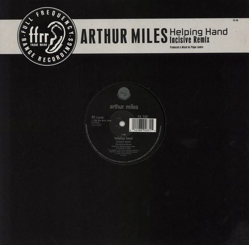 Arthur Miles Helping Hand UK 12" vinyl Crafted