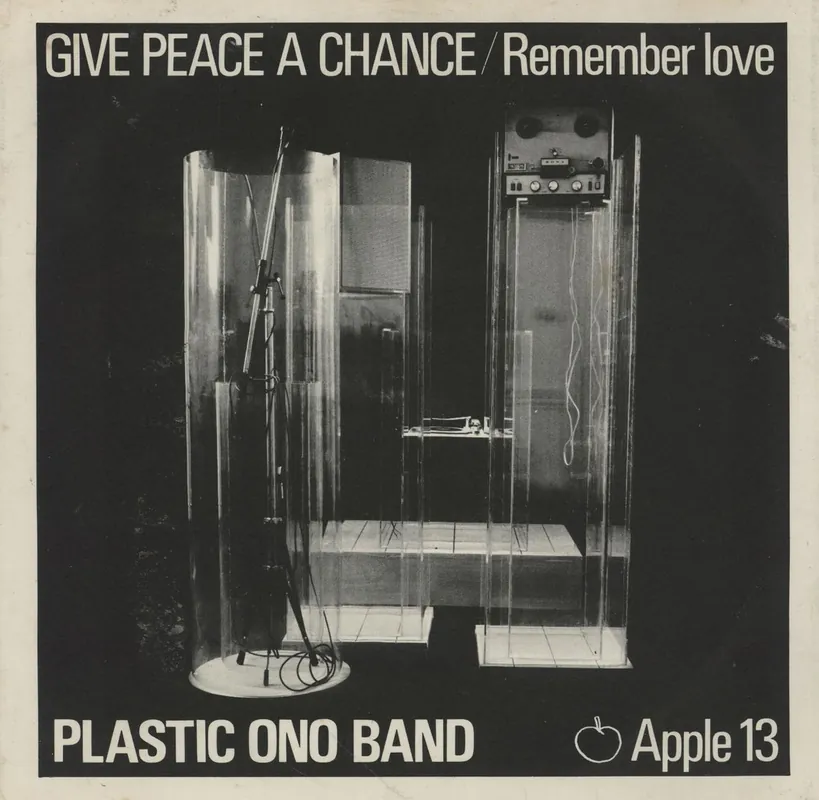 John Lennon Give Peace A Chance - 3rd - Solid - P/s UK 7" vinyl Professional Grade
