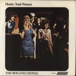 Authentic The Rolling Stones Honky Tonk Woman - P/S - EX US 7" vinyl