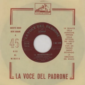 Giuseppe Di Stefano O' Marenariello - 1st Italian 7" vinyl Flash Sale