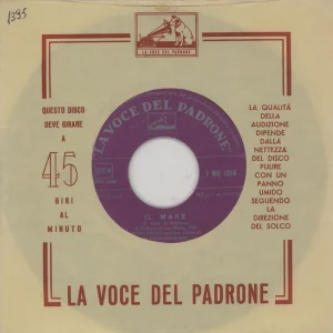 Get Yours Sergio Bruni Incandescente Italian 7" vinyl