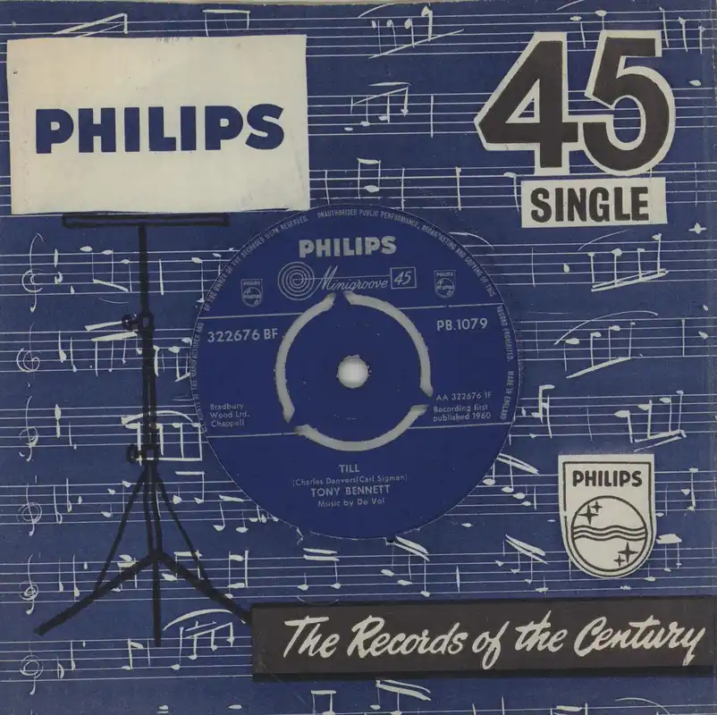 Tony Bennett Till UK 7" vinyl Express Delivery