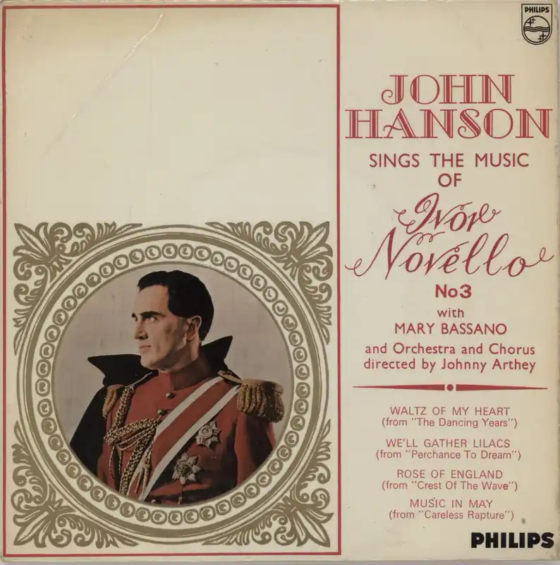 Weekend Sale John Hanson Sings The Music Of Ivor Novello No 3 UK 7" vinyl