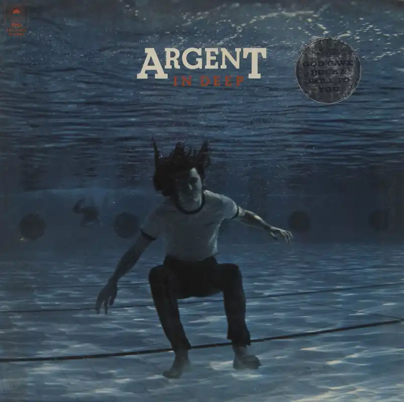 Grab Now Argent In Deep - 2nd - Stickered Sleeve UK Vinyl LP