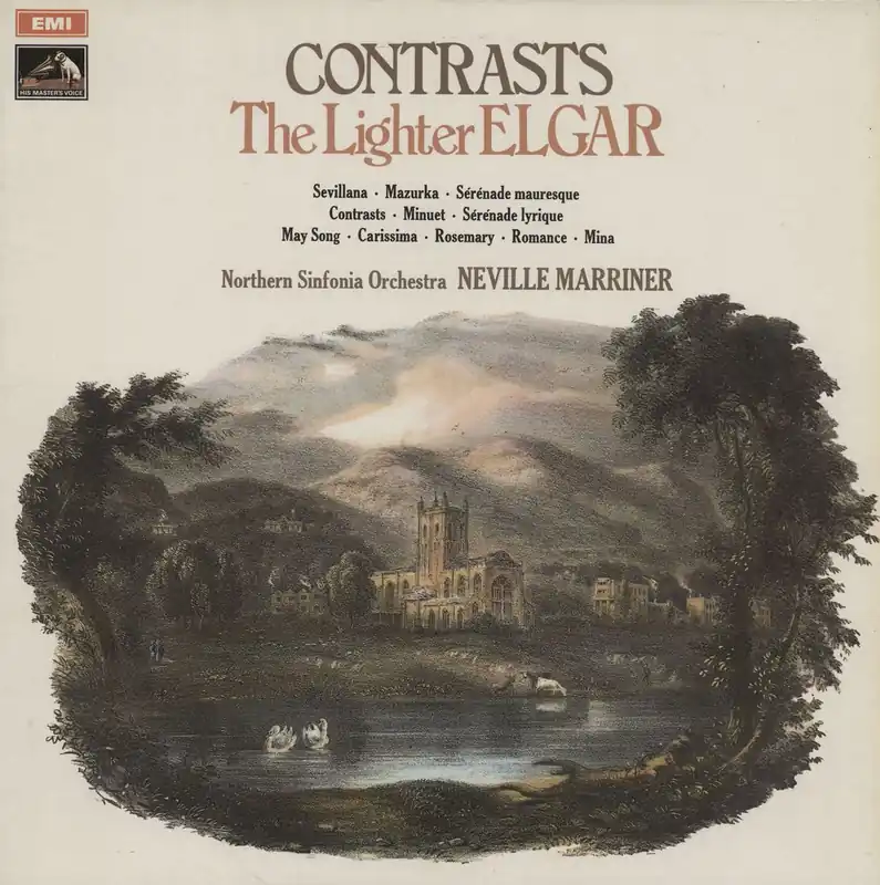 Edward Elgar Contrasts The Lighter Elgar UK Vinyl LP Seasonal Sale