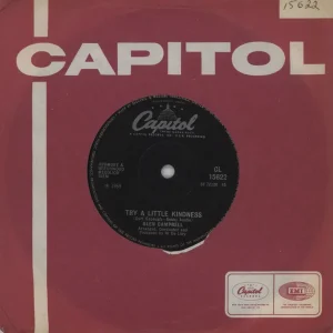 Glen Campbell Try A Little Kindness UK 7" vinyl Professional Grade