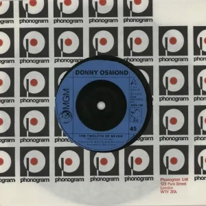 Grab Now Donny Osmond The Twelfth Of Never UK 7" vinyl