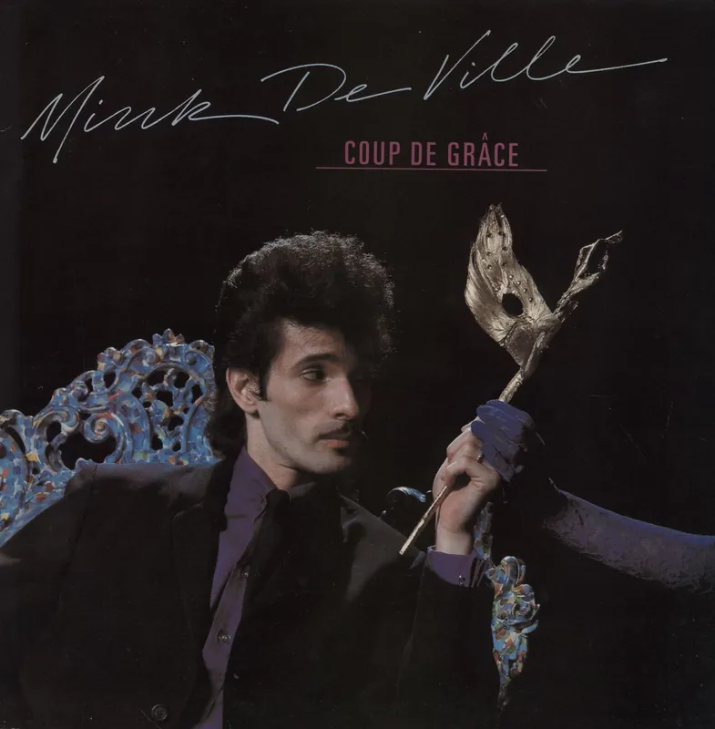 Holiday Sale Mink DeVille Coup De Grace - Gold promo stamp UK Vinyl LP