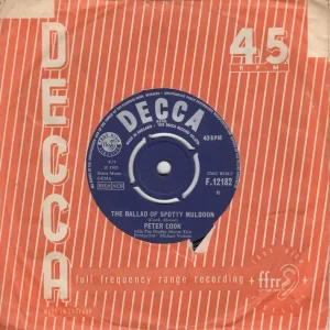 Peter Cook The Ballad Of Spotty Muldoon UK 7" vinyl Sale