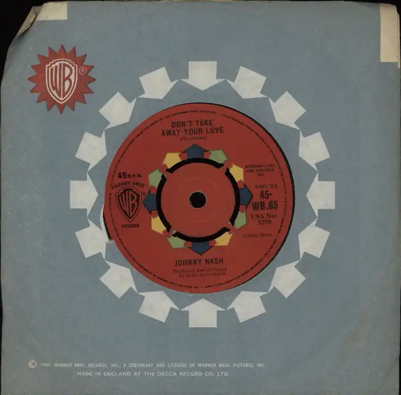 Johnny Nash Don't Take Away Your Love UK 7" vinyl Don’t Miss Out
