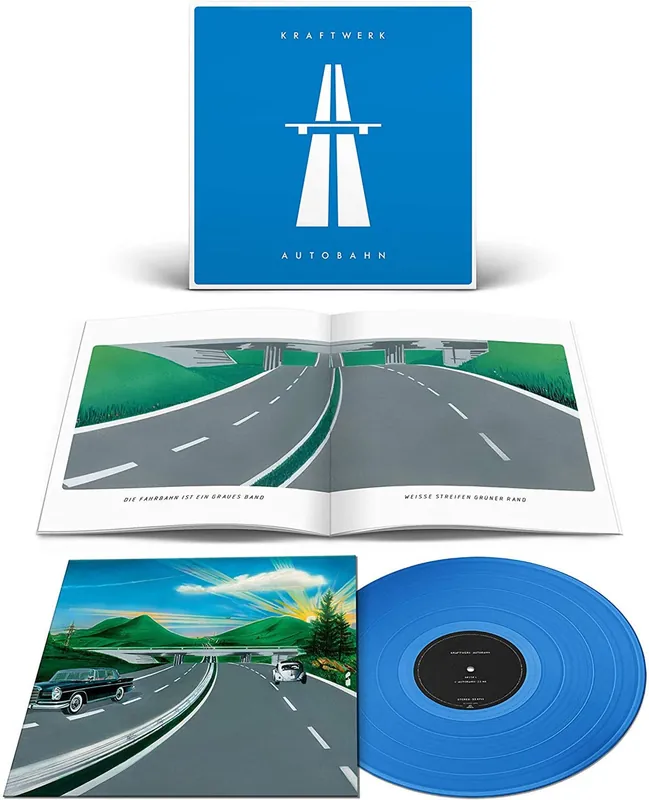 Kraftwerk Autobahn - Blue Vinyl - Sealed UK Vinyl LP New Arrival