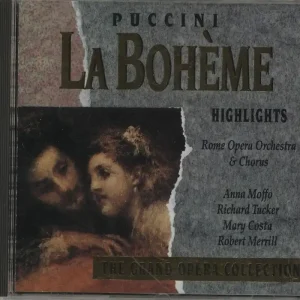 Giacomo Puccini La Boheme Italian CD album Brand New