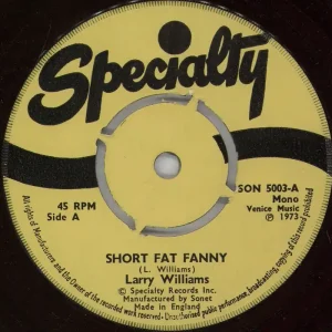 Express Delivery Larry Williams Short Fat Fanny UK 7" vinyl