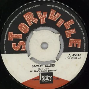 Buy Online Kid Ory Savoy Blues UK 7" vinyl