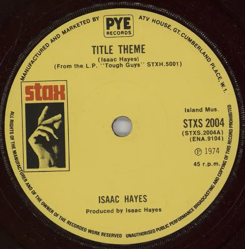 Bargain Isaac Hayes Title Theme UK 7" vinyl