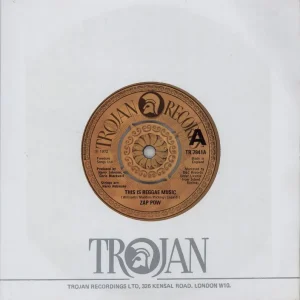 Zap-Pow This Is Reggae Music - A Label UK Promo 7" vinyl Don’t Miss Out