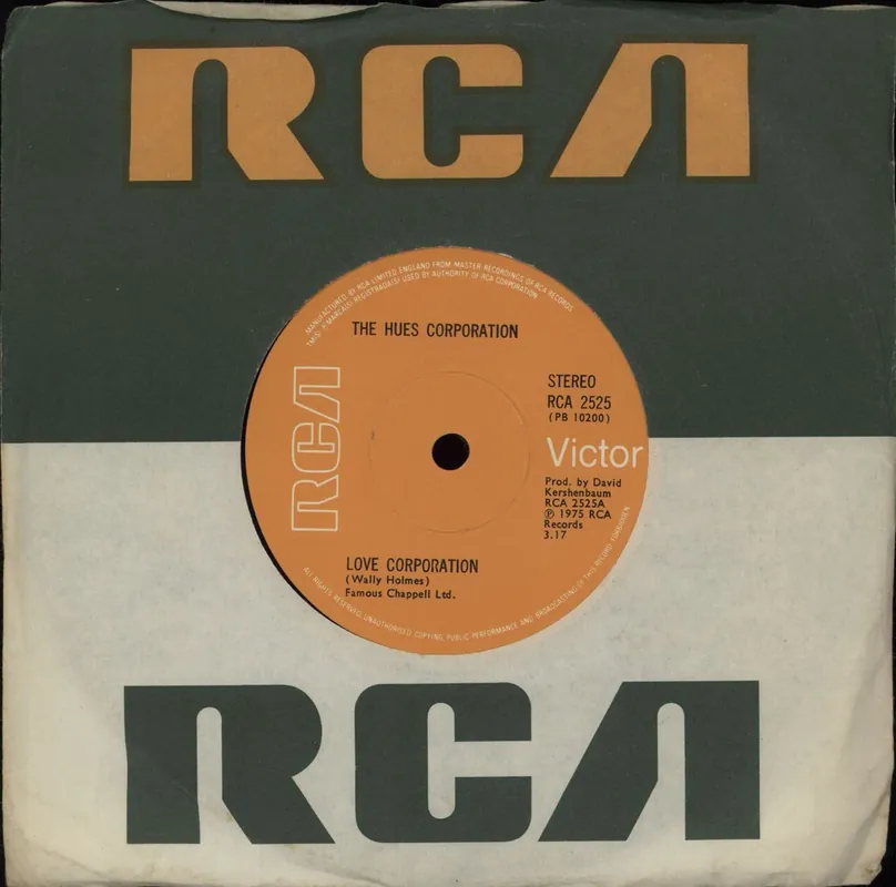 Time-Limited The Hues Corporation Love Corporation UK 7" vinyl