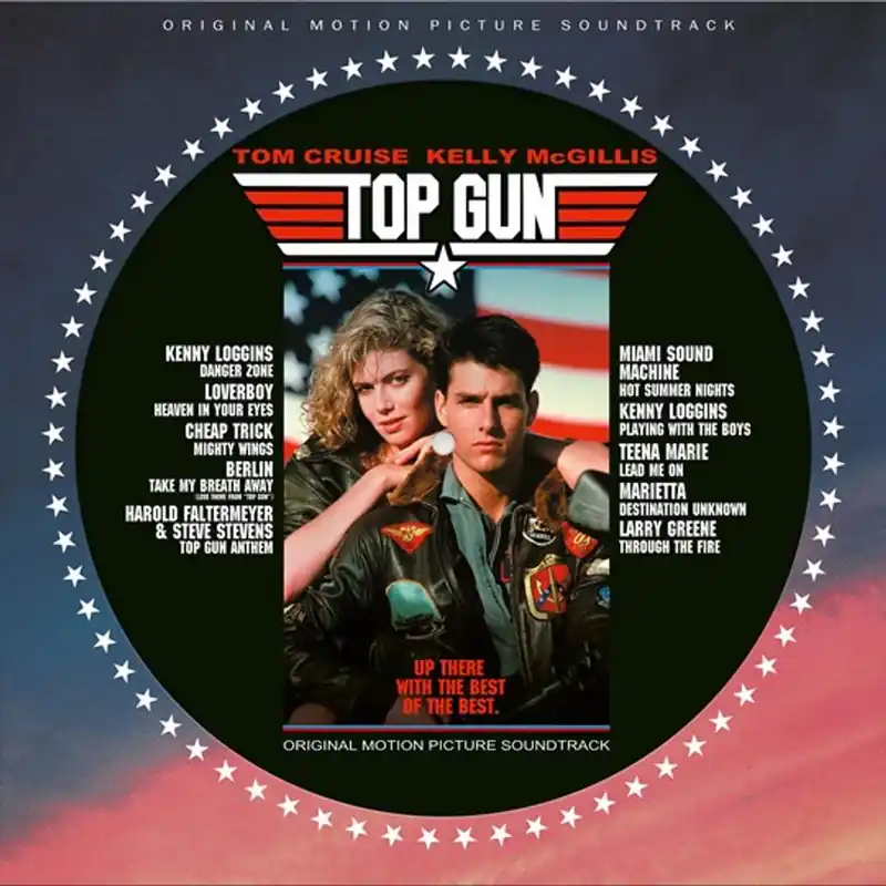 Hot Picks Original Soundtrack Top Gun - Picture Disc Edition - Sealed UK Picture disc LP