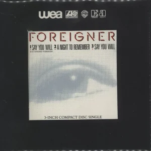 Top Pick Foreigner Say You Will - WEA Pack German 3" CD single