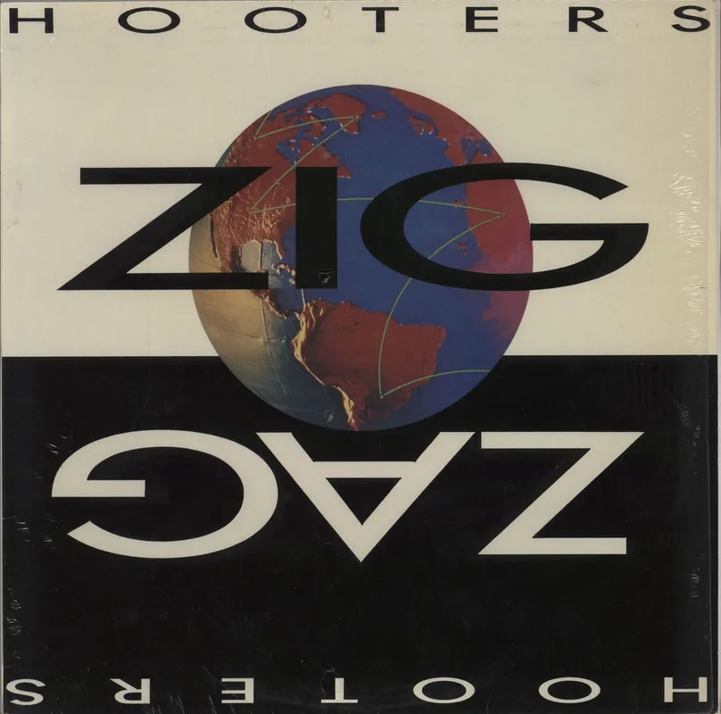 Hooters Zig Zag + Shrink South African Promo Vinyl LP Authentic
