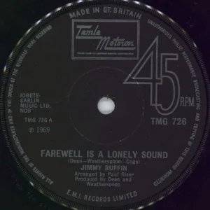 Worldwide Shipping Jimmy Ruffin Farewell Is A Lonely Sound - solid UK 7" vinyl