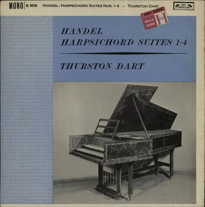 George Frideric Handel Harpsichord Suites Nos. 1-4 UK Vinyl LP Limited Edition