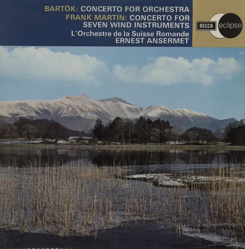 Free Shipping Béla Bartók Bartók: Concerto For Orchestra / Martin: Concerto For Seven Wind Instruments UK Vinyl LP