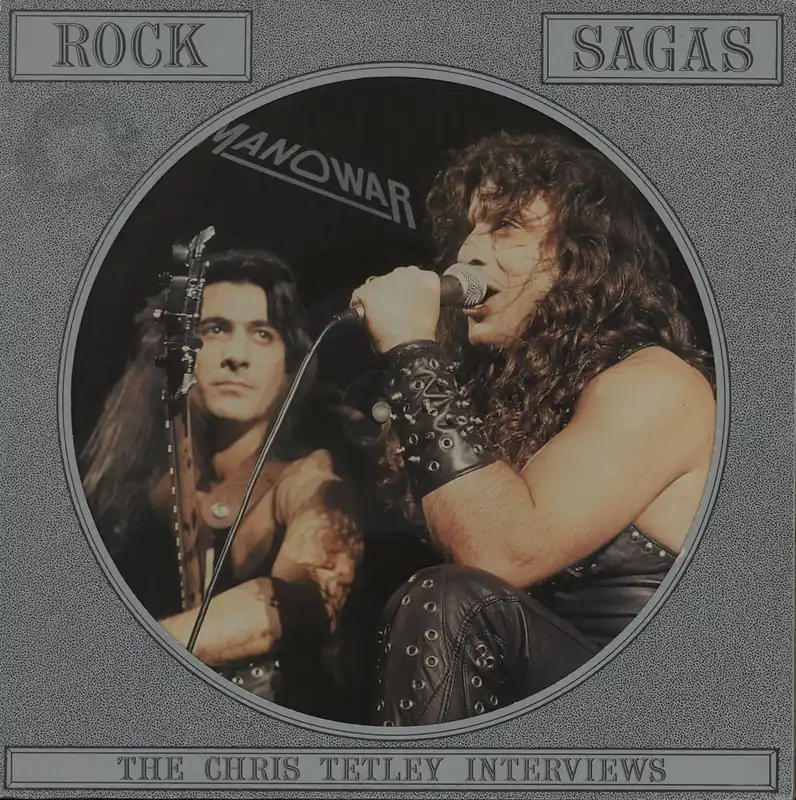 Manowar The Chris Tetley Interview UK Picture disc LP Limited Offer