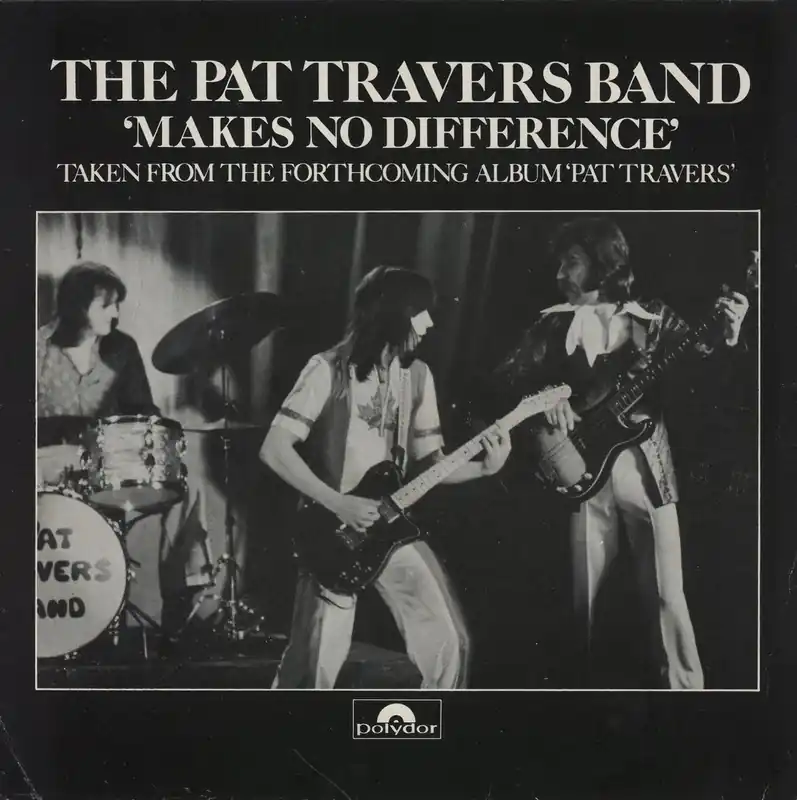 Wholesale Pat Travers Makes No Difference - Flexi UK Promo 7" vinyl